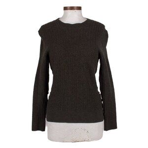 A.P.C. dark green wool sweater